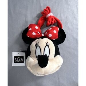 Minnie‎ Mouse Plush Crossbody Purse NEW